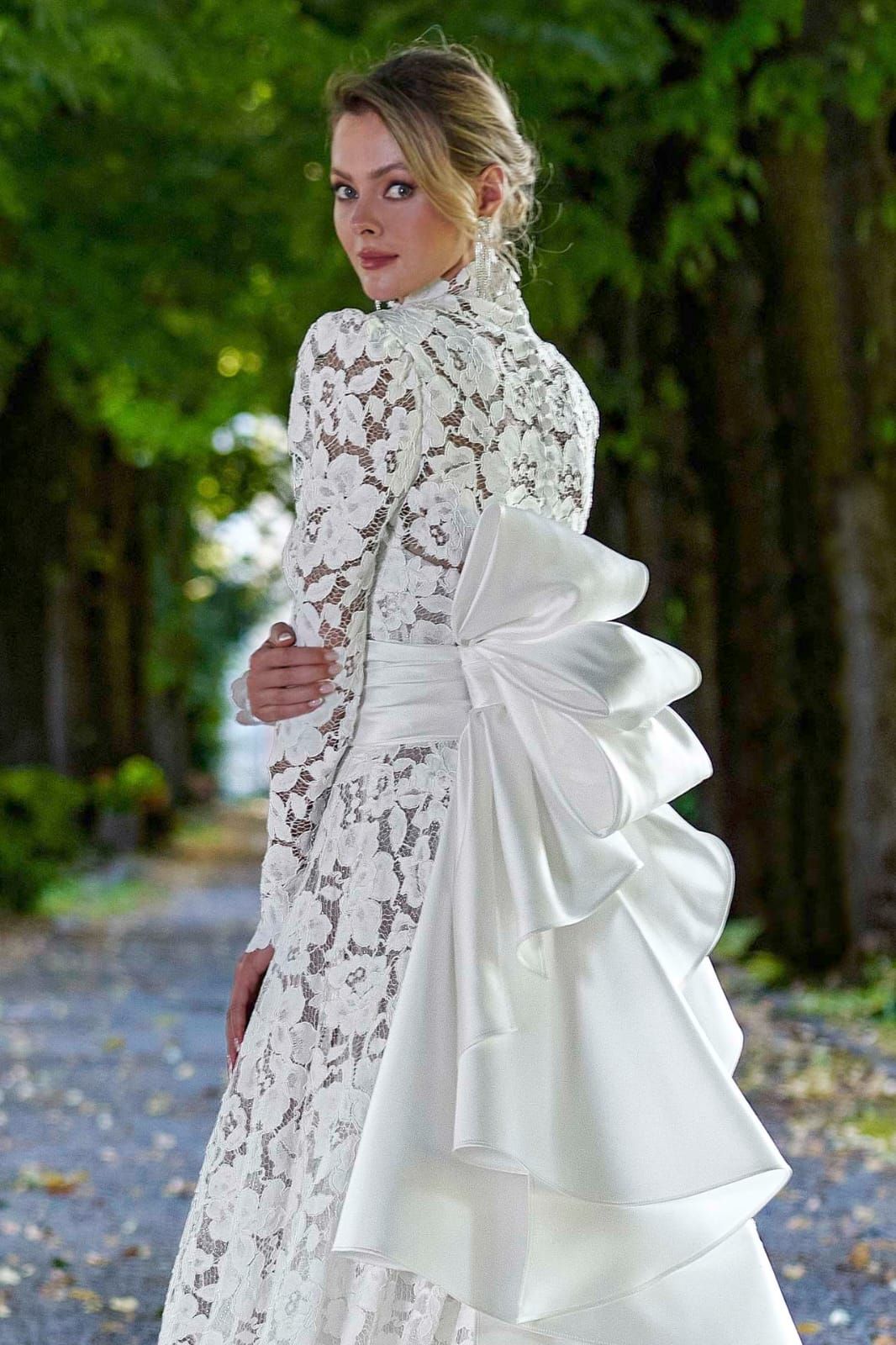 abito sposa modello Sba 2024 Stefano Blandaleone Atelier Gioia Fiumicino Roma