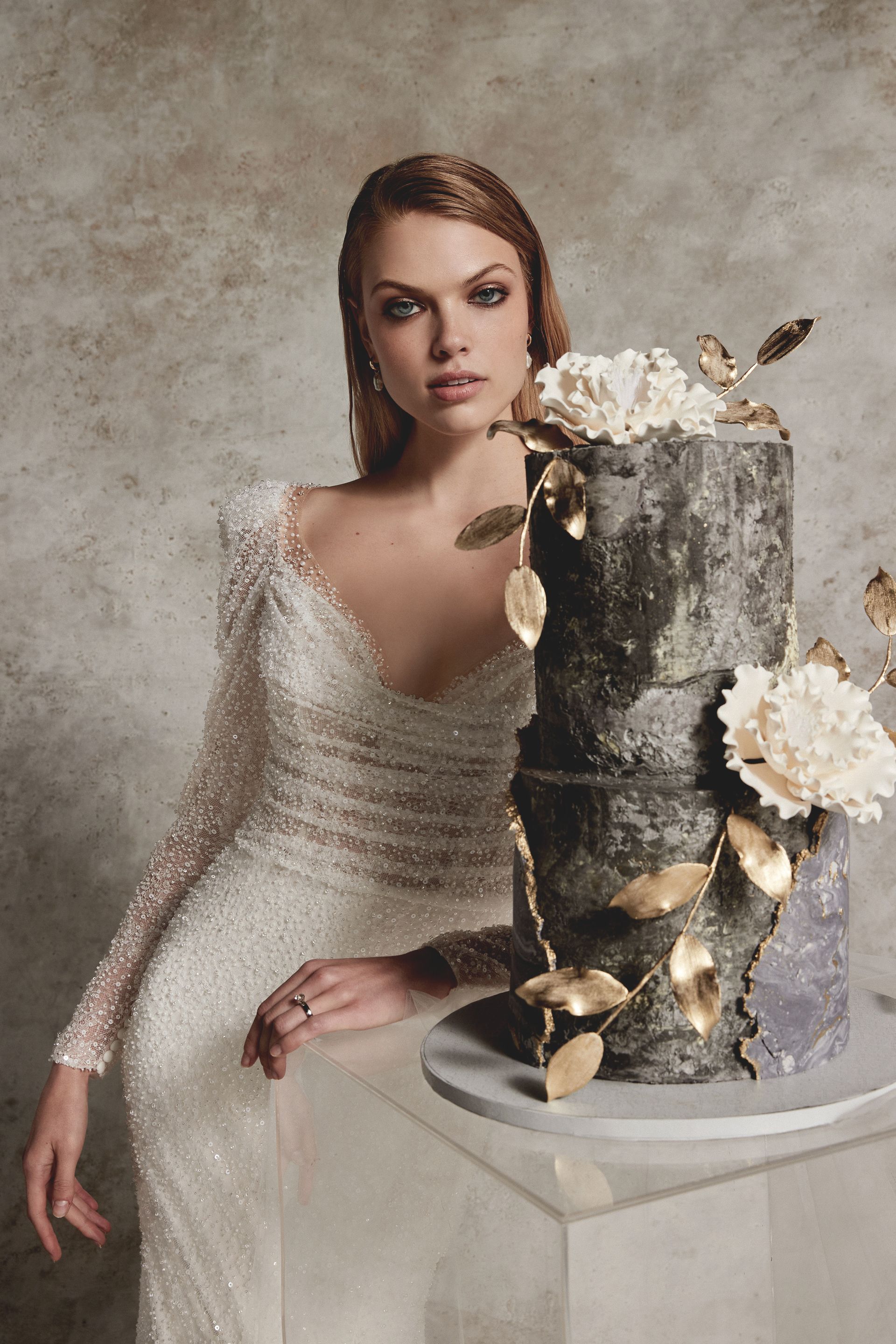 abito silhouette Venilia Justin Alexander Roma