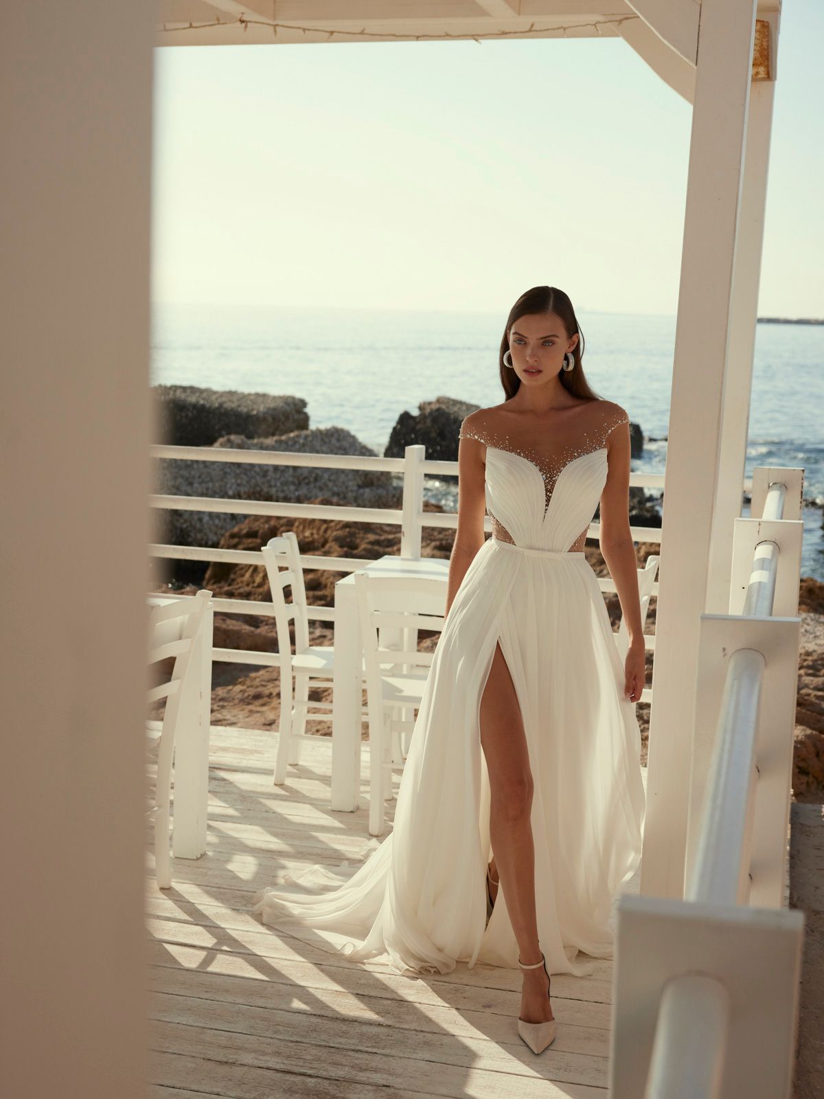 Video abito da sposa modello Elke Modeca Atelier Gioia Fiumicino Roma