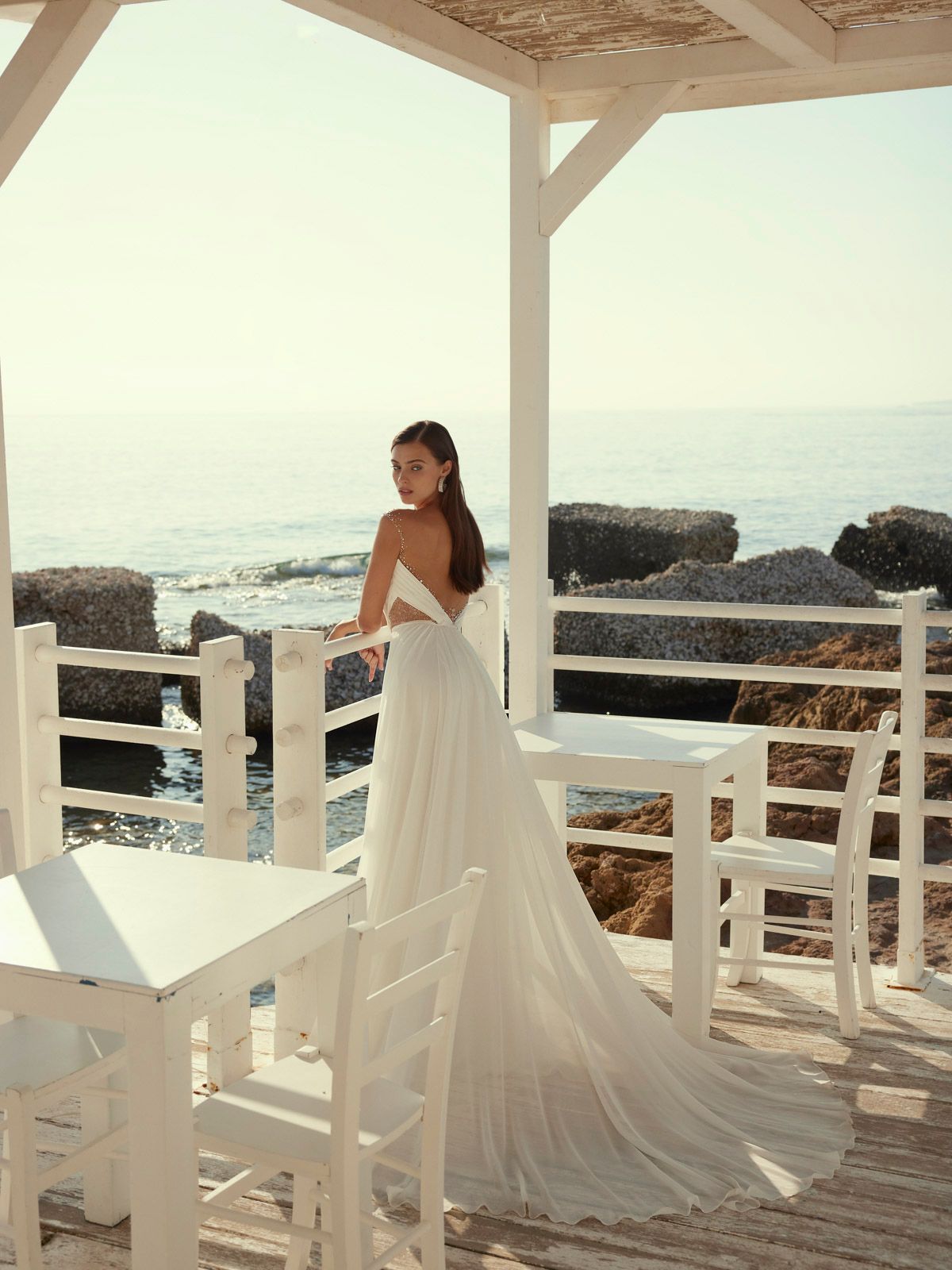 prova abito Video abito da sposa  Elke firmato Modeca