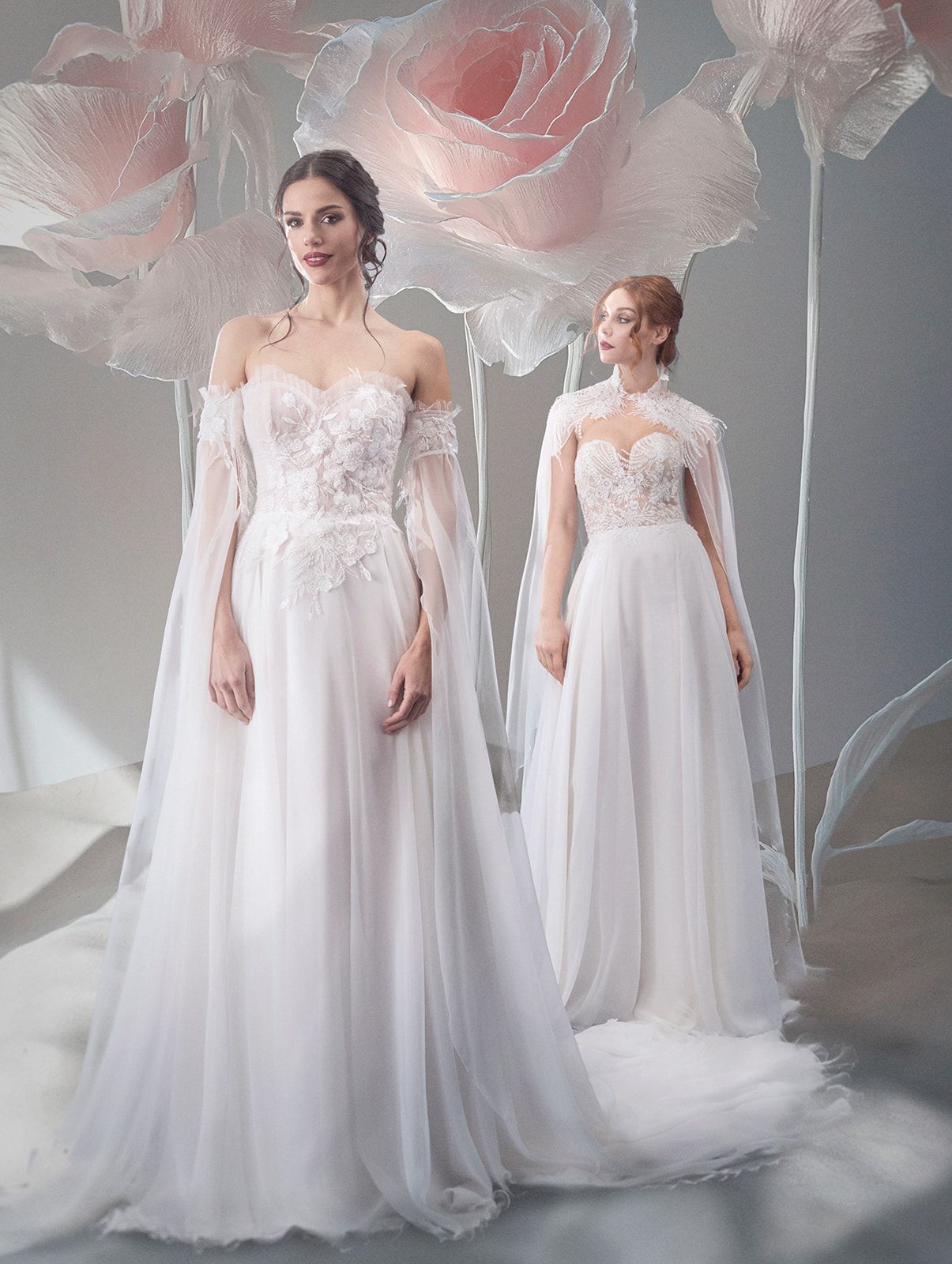 abiti da sposa modello Portland e Alchymist Barbara Beltrame Atelier Gioia Fiumicino Roma