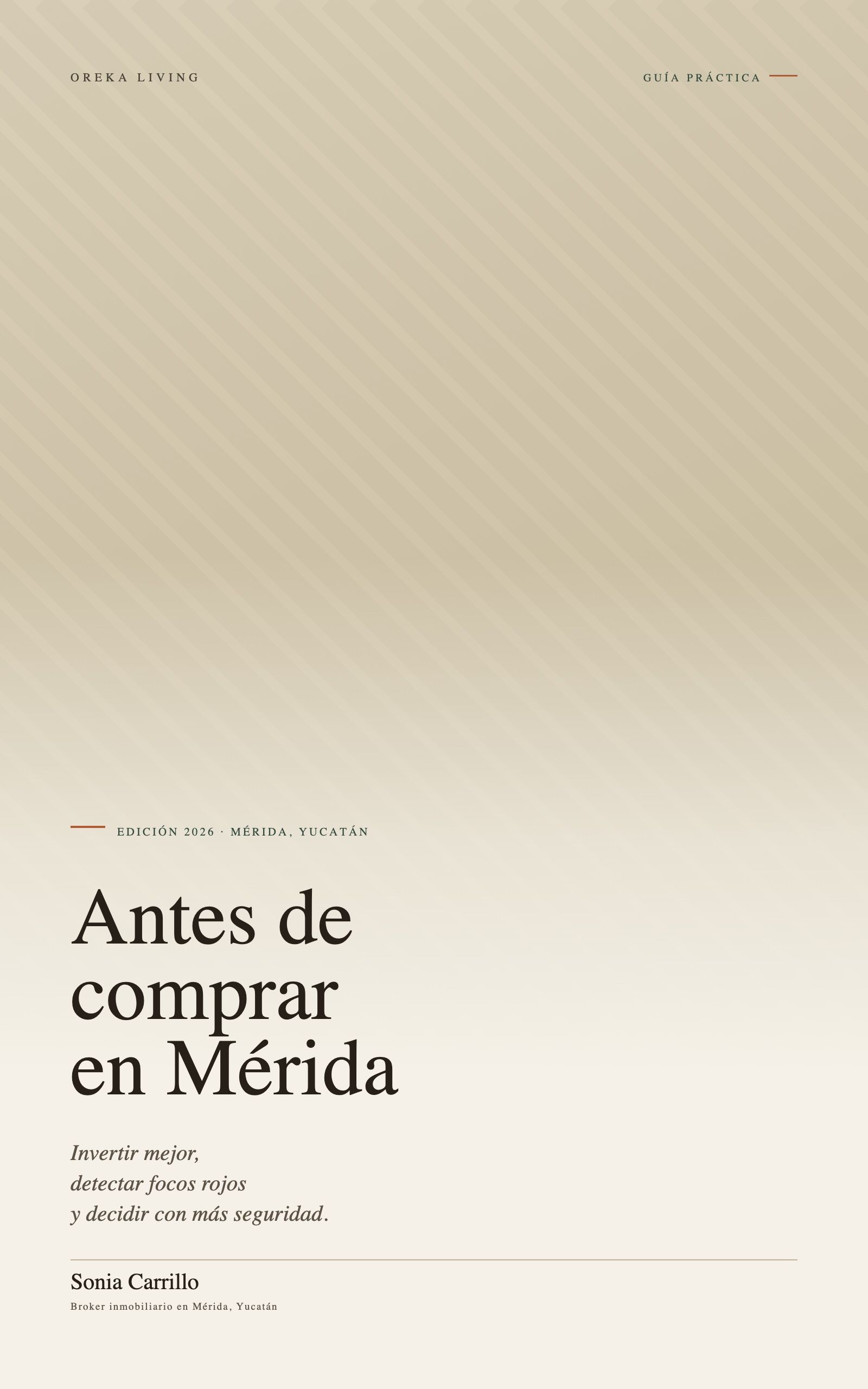 Portada del libro Antes de comprar en Mérida, de Sonia Carrillo