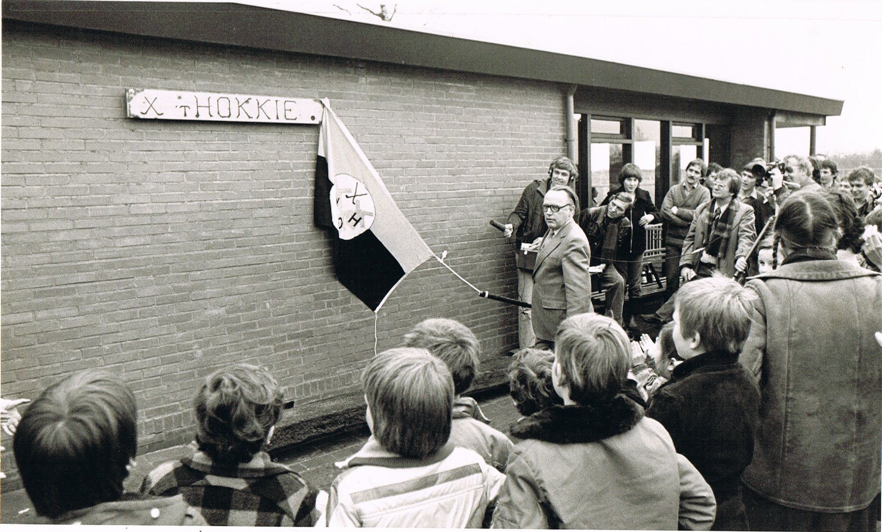 Opening van het clubhuis 't Hokkie