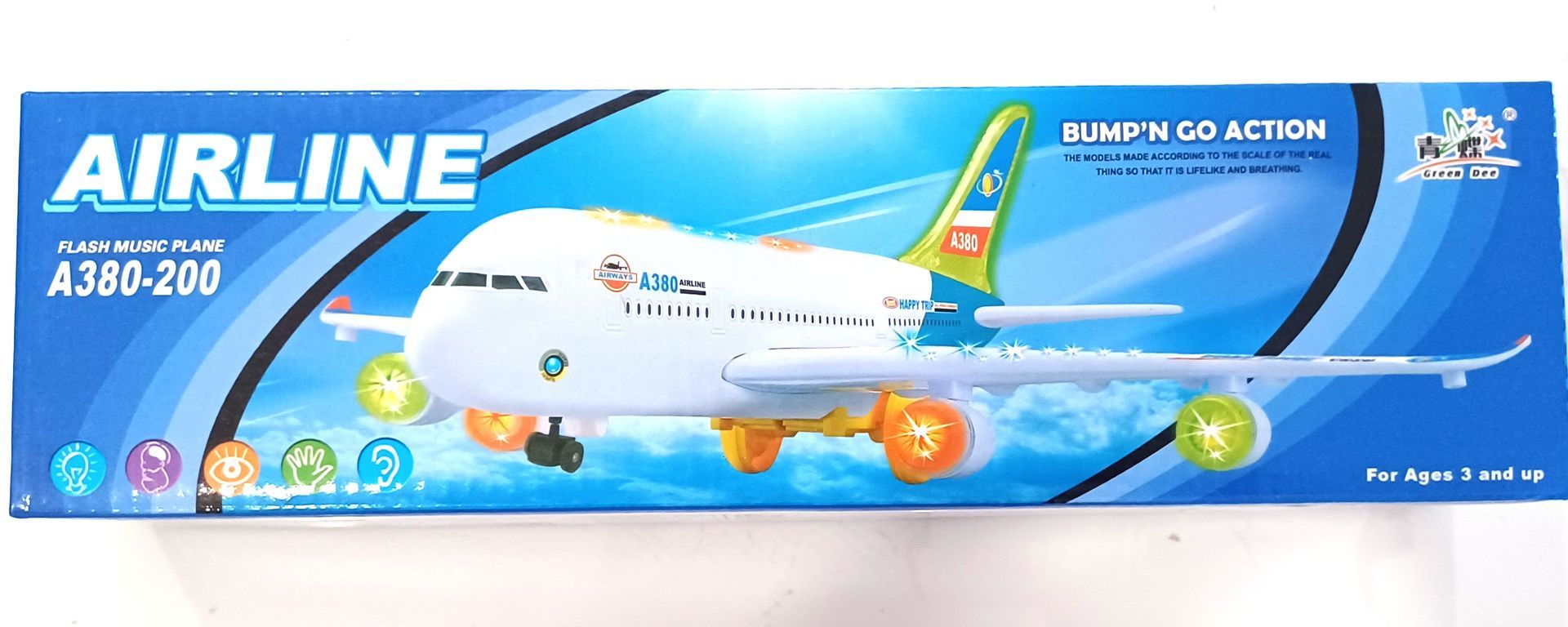 Airline A380-200 Bump'n Go Action NEW