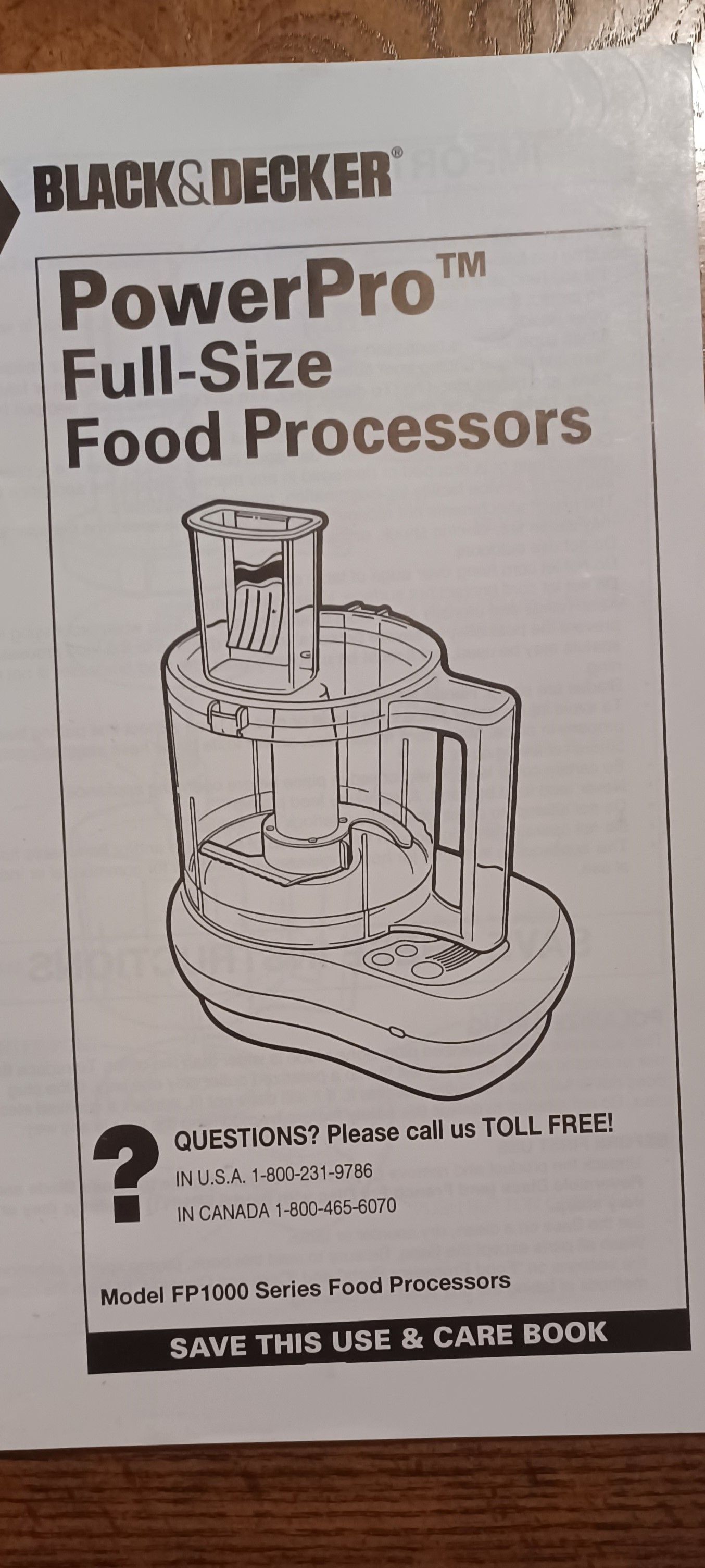 NEW Black & Decker FP1000 Food Processor