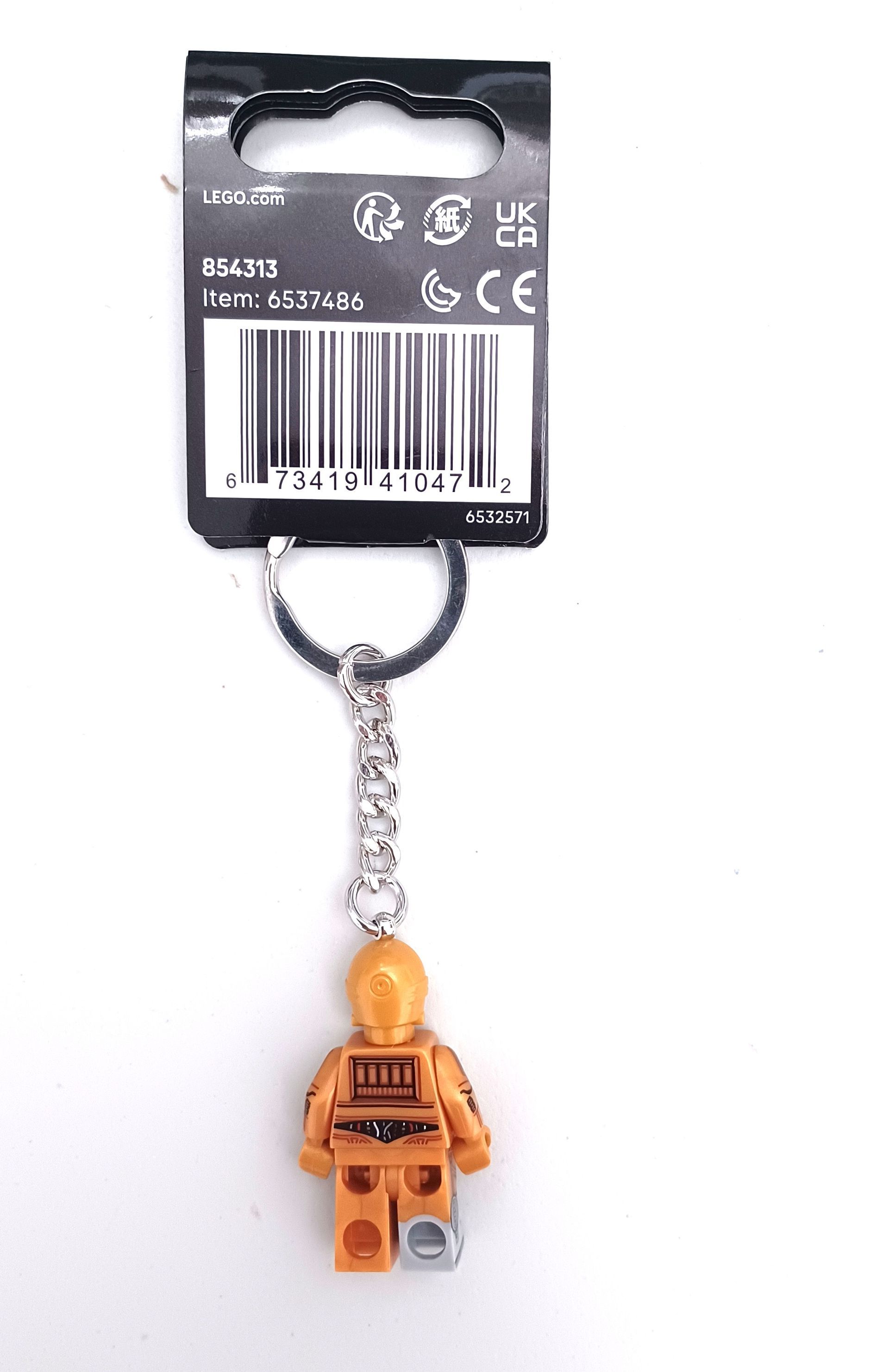 Lego C-P3O StarWars Keychain NEW 854313