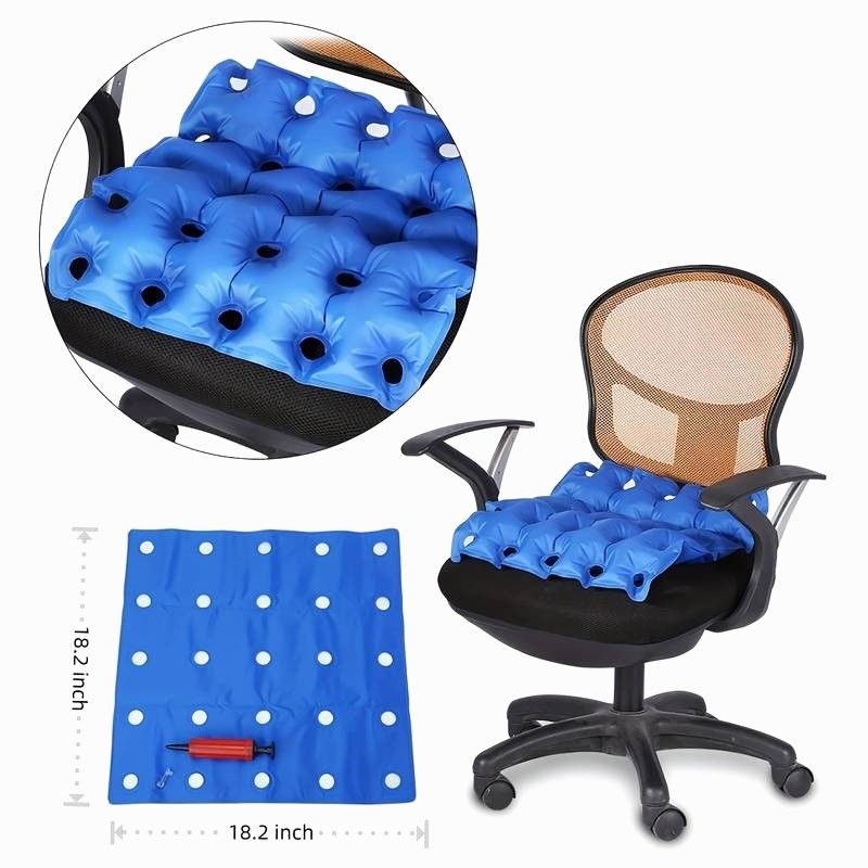 Joyzan 17.7 in Inflatable Seat Cushion 2 Pcs Air Chair Pad for Office/Wheelchair
