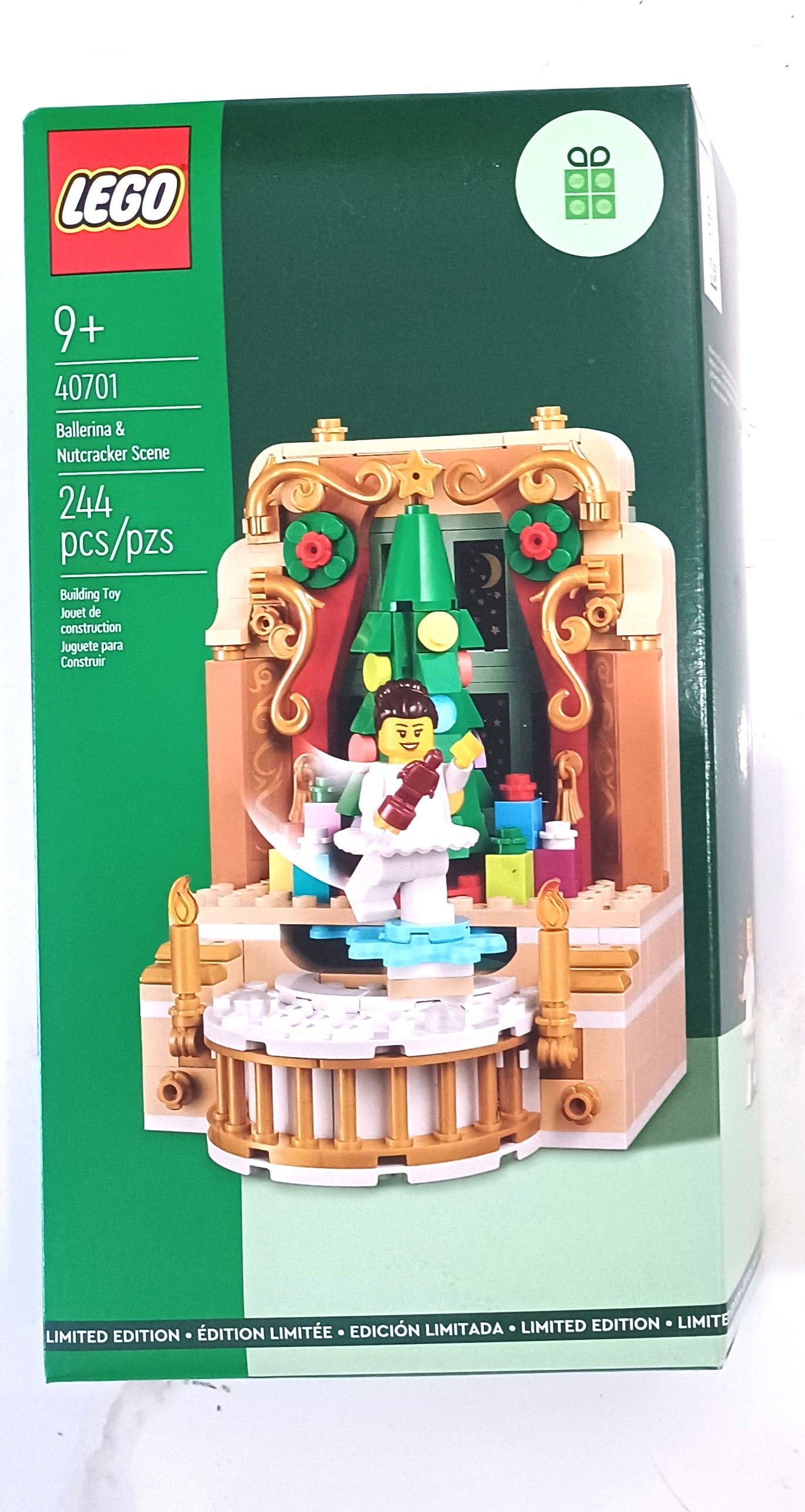 LEGO 40701 Limited Edition Ballerina & Nutcracker Scene, 244pcs, New