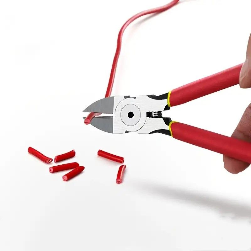 OUDISI 5in Nozzle Pliers Oblique Pliers Midget Diagonal Pliers Micro Nipper in