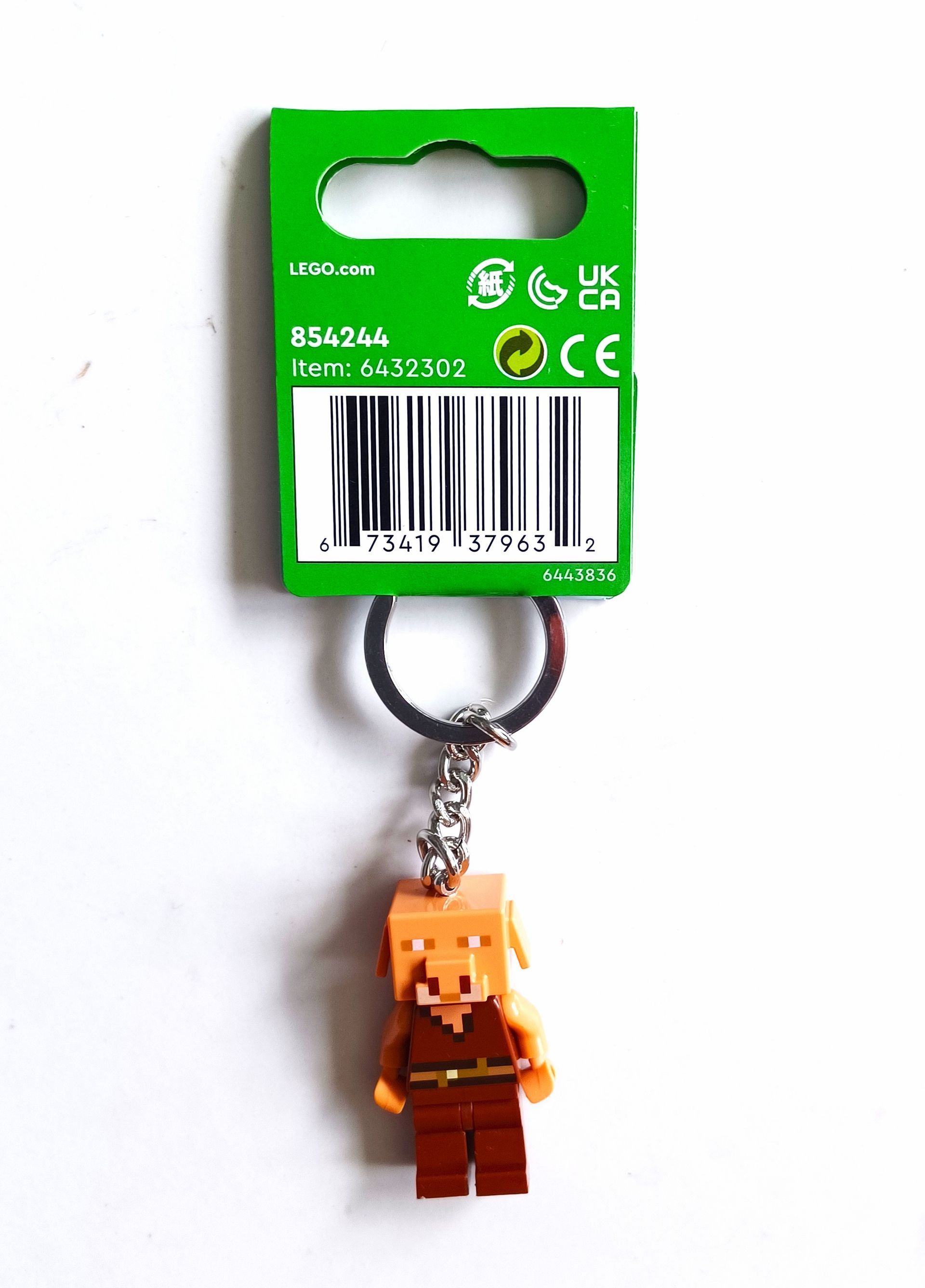 LEGO 854244 Minecraft Piglin Keyring