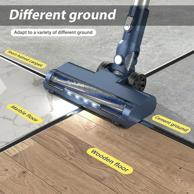 PrettyCare Cordless Lightweight Stick Vacuum Cleaner