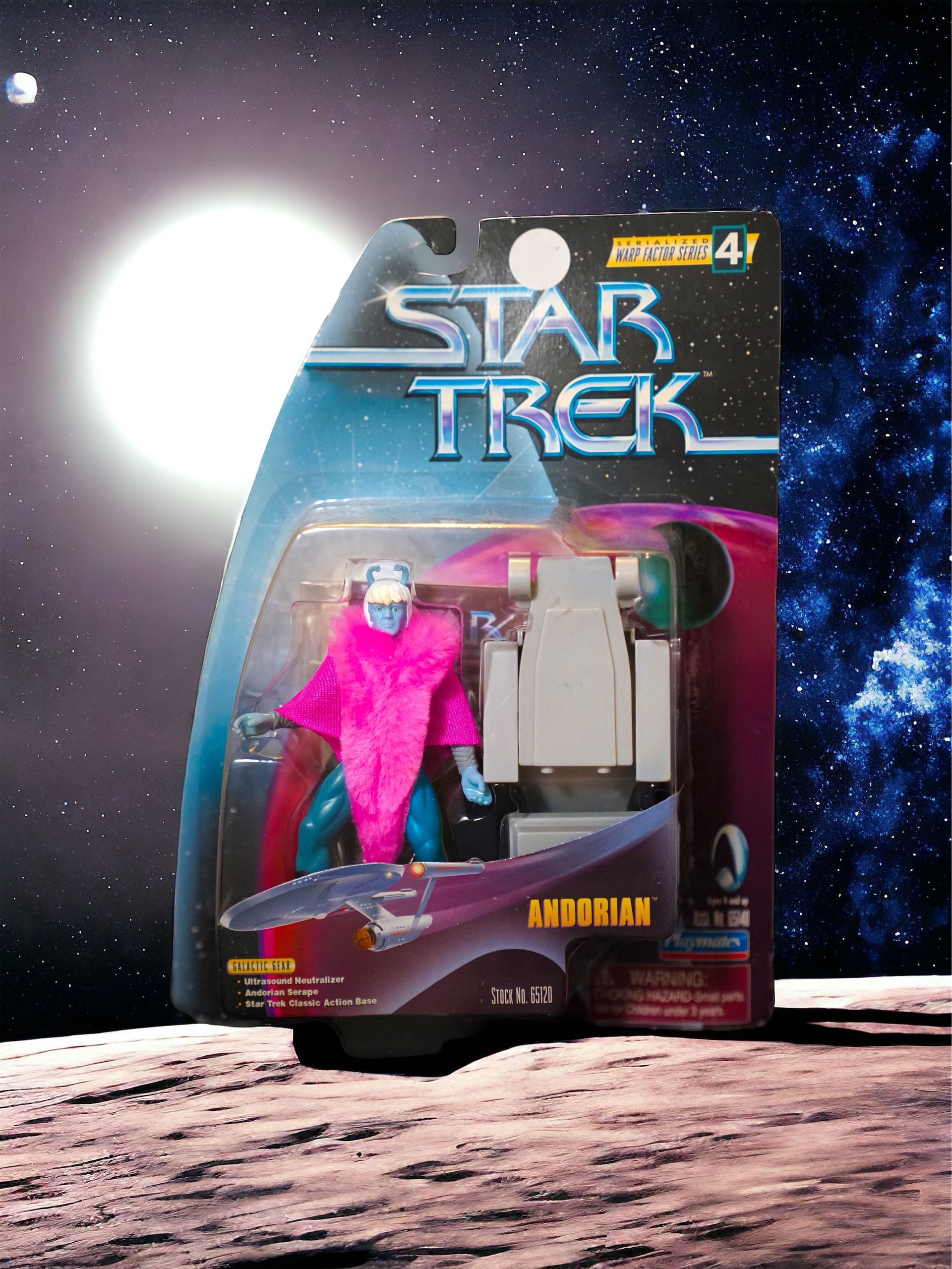 Alien Action Figure Star Trek TOS ANDORIAN Warp Factor Series 4 Playmates