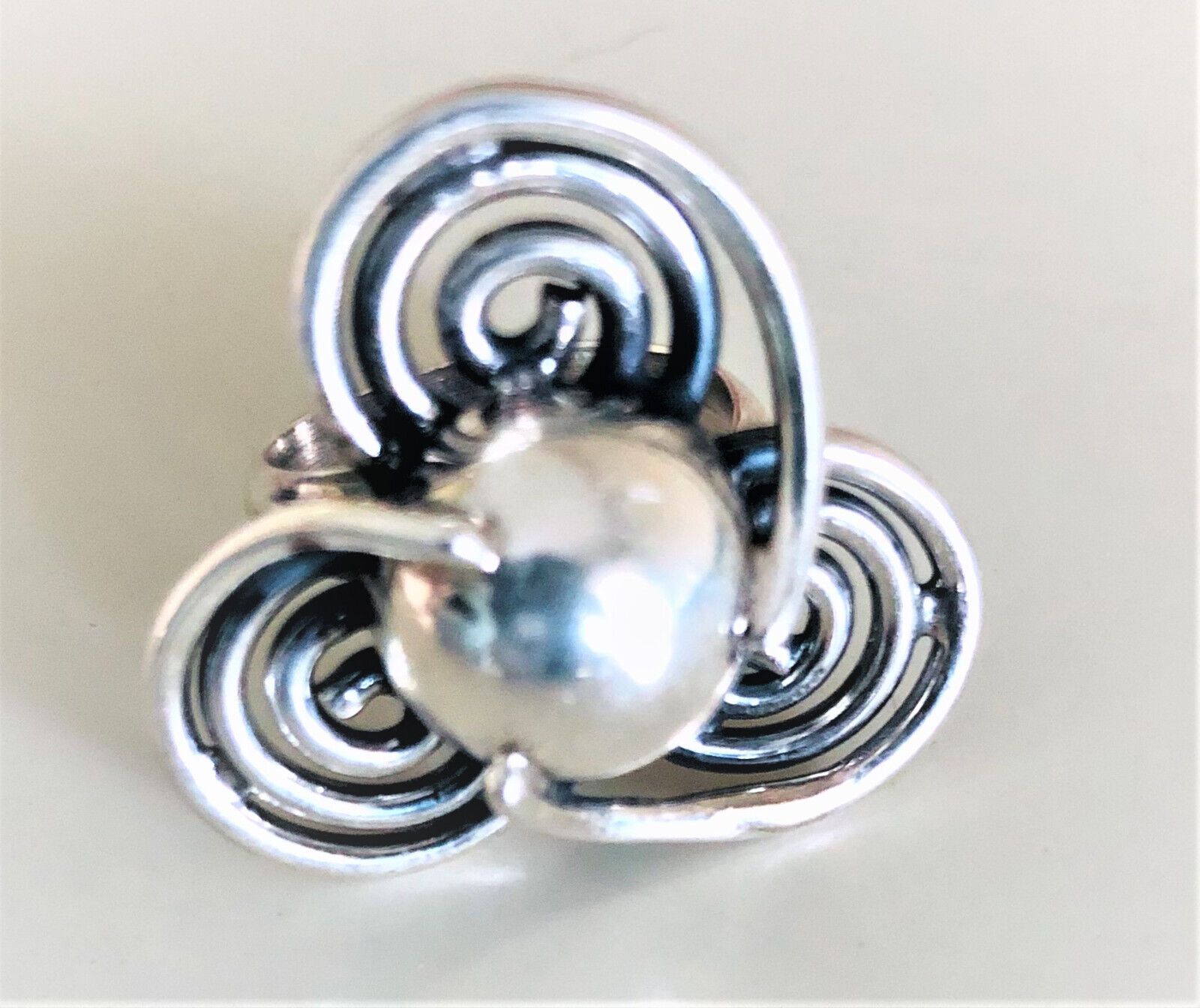 Women's Ring Adjustable 950 Silver Weight 12 grams