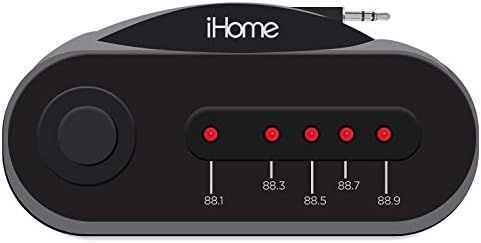 iHome Wireless FM Transmitter for Your Car Any Cell Phone Computer 3.5mm Jack