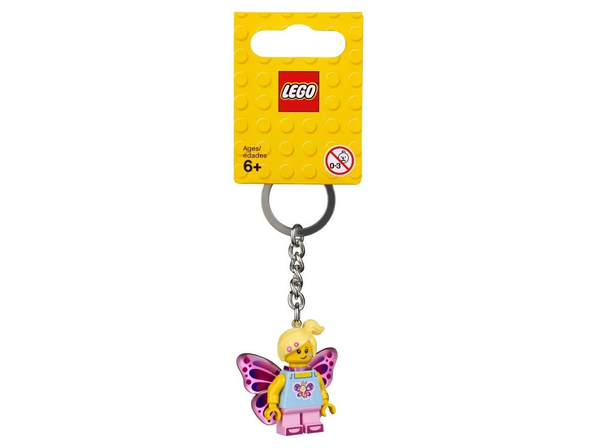 LEGO Butterfly Girl Key Chain
