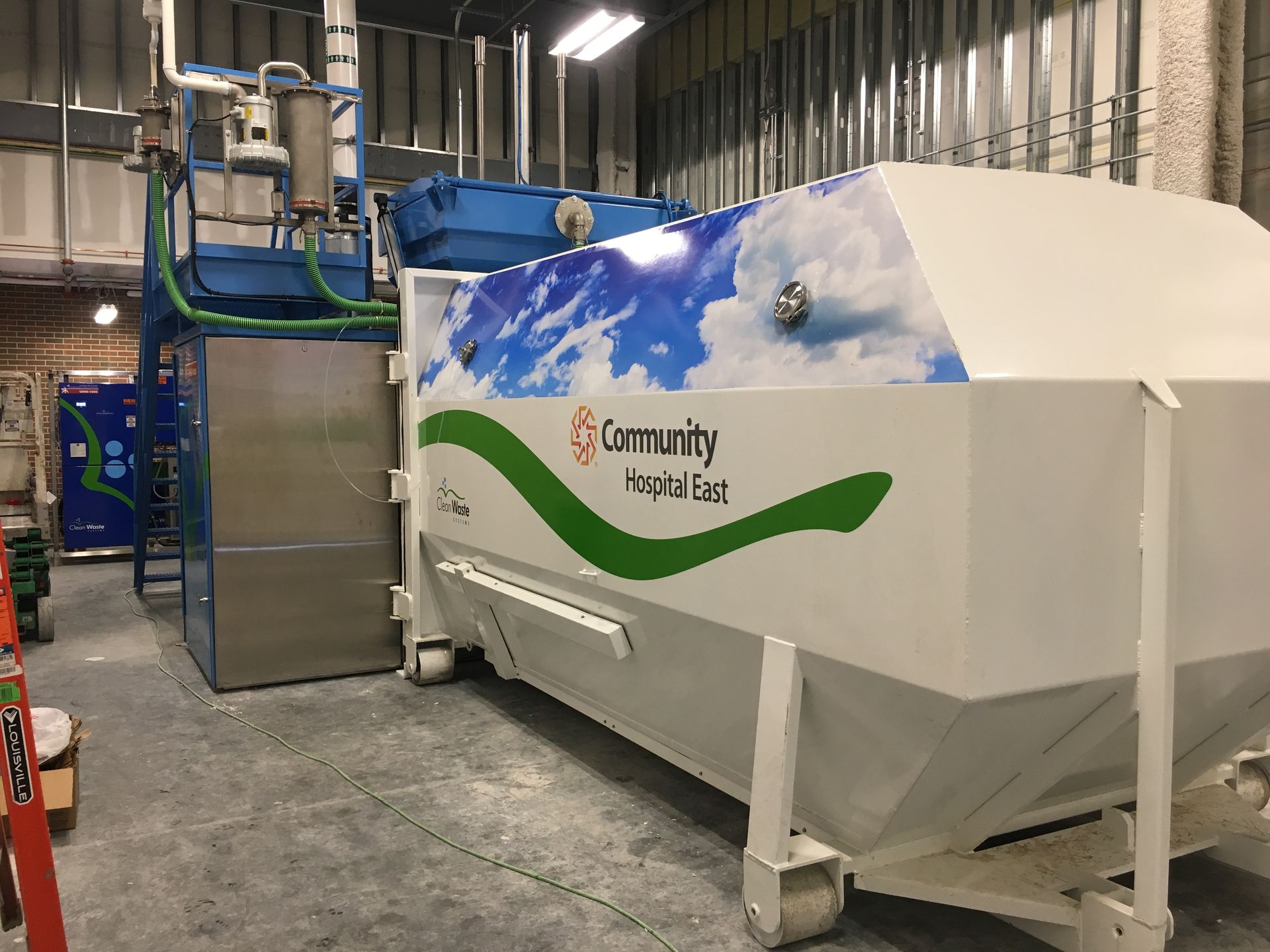 OMW-1000 large capacity medical waste treatment system