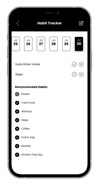 Black smartphone mockup with placeholder text “APP IMAGES TO GO HERE” on the screen