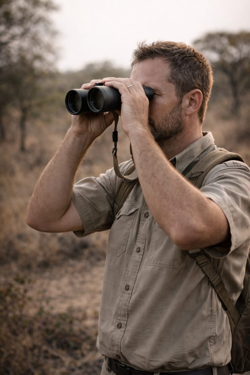 Guide with binos