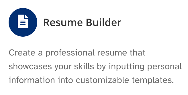 A resume builder app allows you to create a professional resume