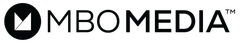 The MBOMEDIA logo, featuring a circular icon with a white M-like geometric shape beside black text on a white background.