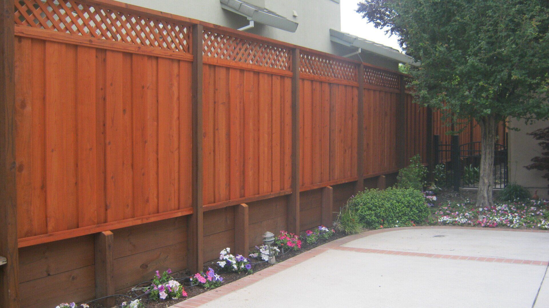 lattice top fencing