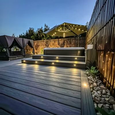 Aerial photo of composite decking