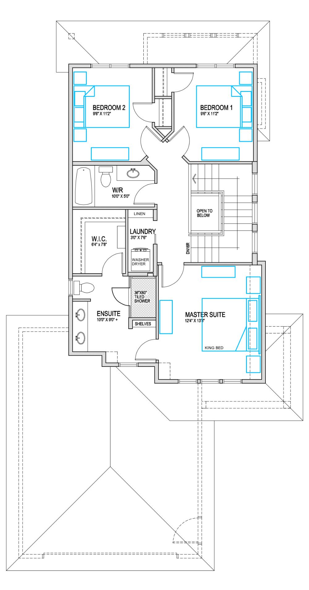 Caleigh Upper Floor Plan