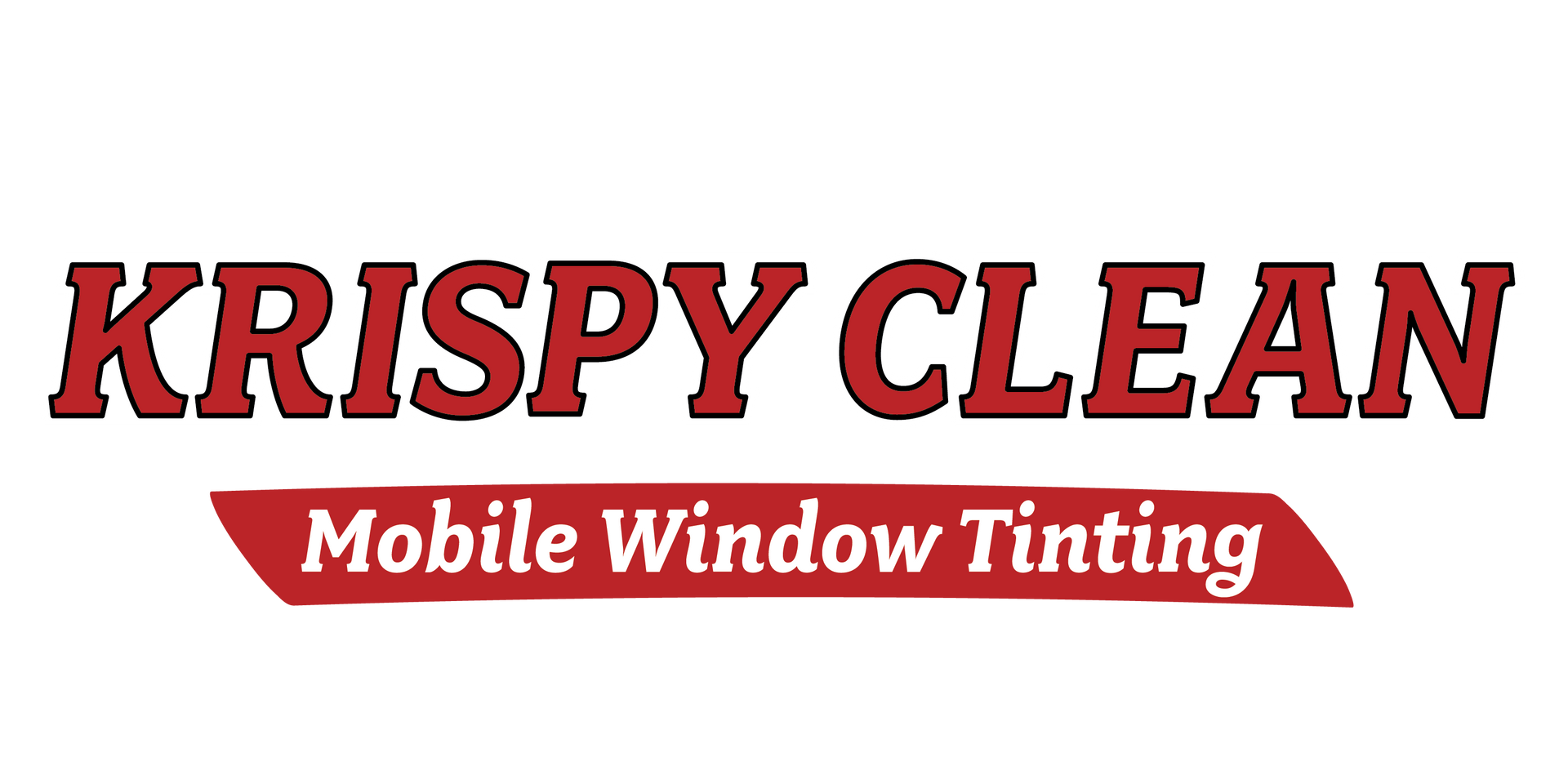A logo for krispy clean mobile window tinting