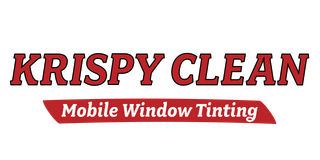 A logo for krispy clean mobile window tinting