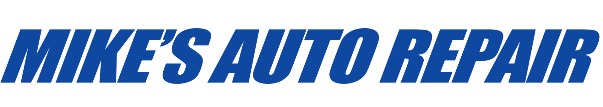 mike's auto repair logo