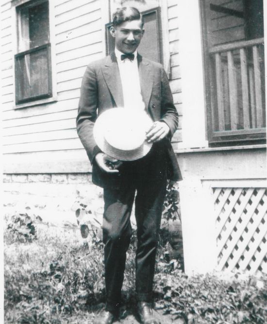 Black and White Photo of A Man - Fond du Lac, WI - Du Frane Moving & Storage