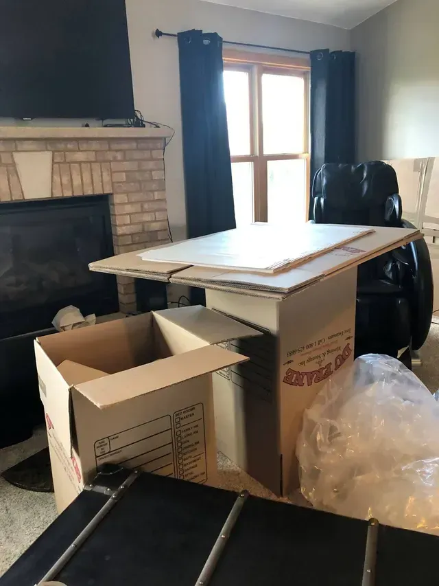 Packing in Progress — Fond du Lac, WI — Du Frane Moving & Storage