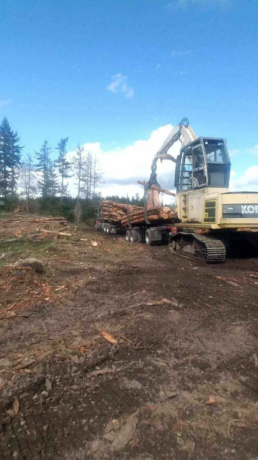 excavating