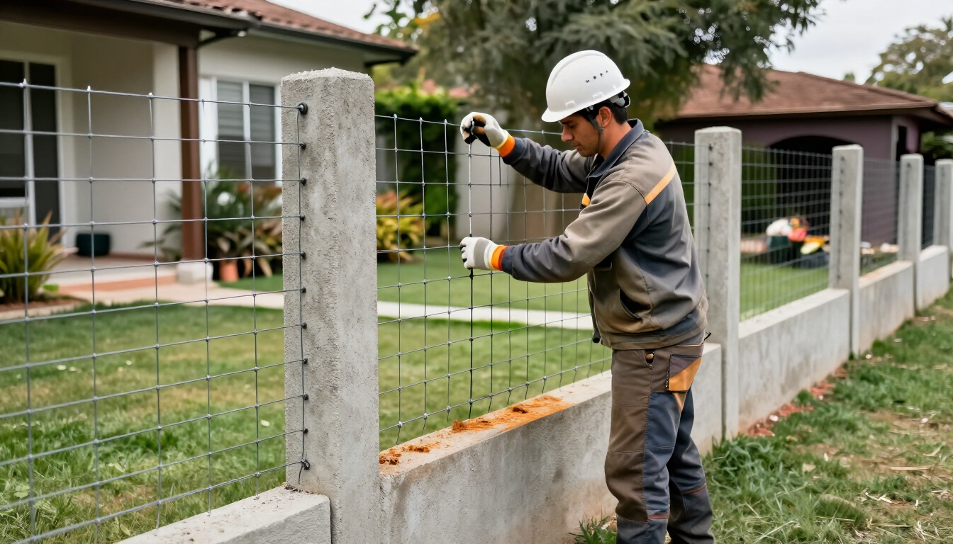 Instalación profesional de cerco y portón