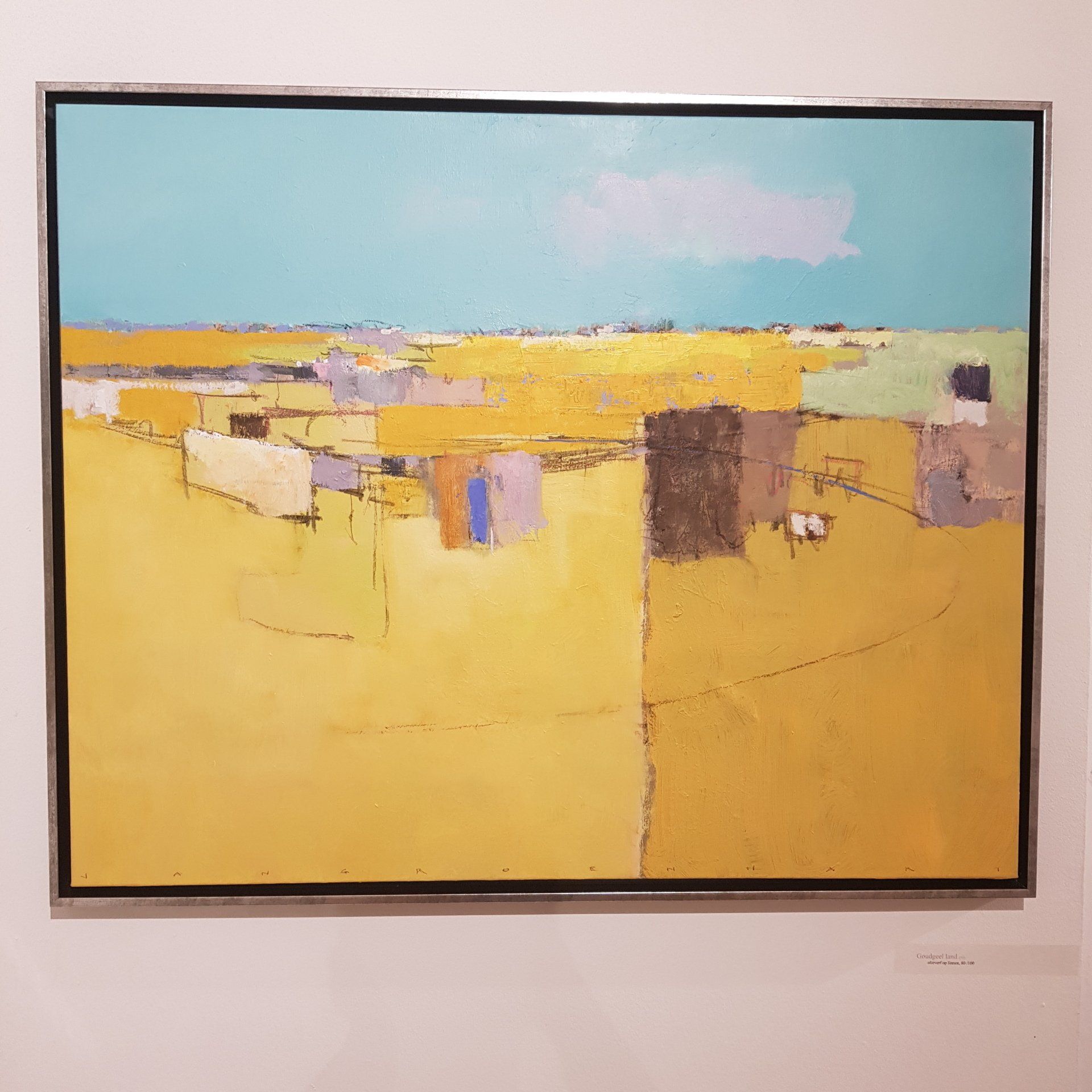 Goudgeel land - Jan Groenhart