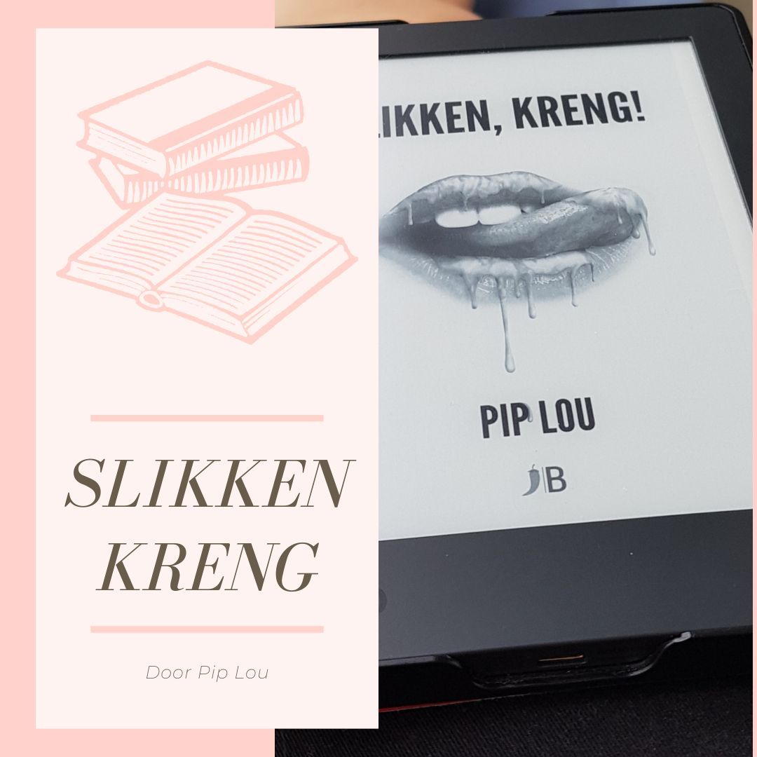 Roze boekomslagontwerp en e-bookreader met de tekst 