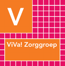 Logo van ViVa! Zorggroep: witte 