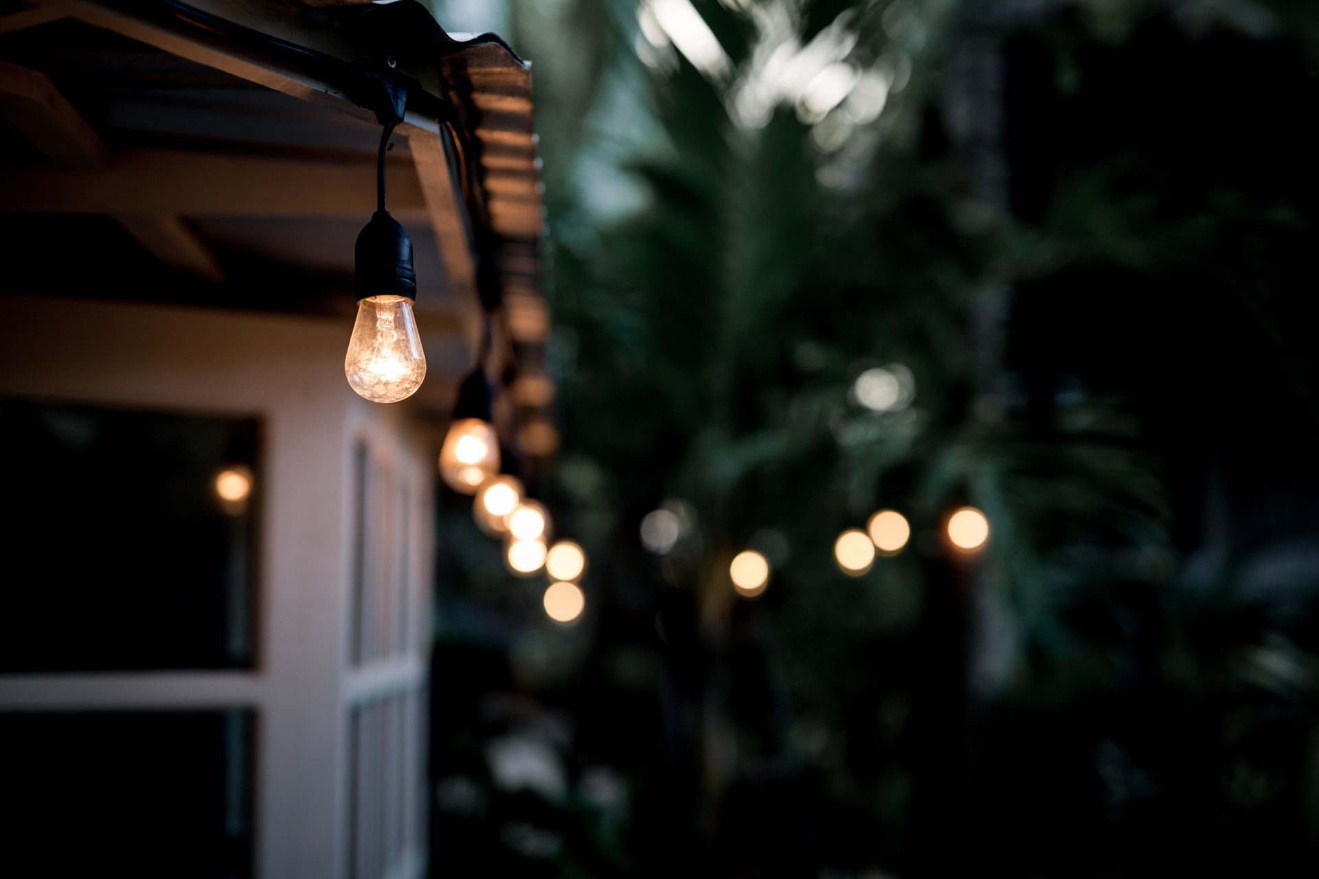 Sutdoor String Lights — Camden County, NJ — Cobalt Electric