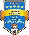 CarFax 2025 Top-Rated Service Center Badge | Lake City Autoworks