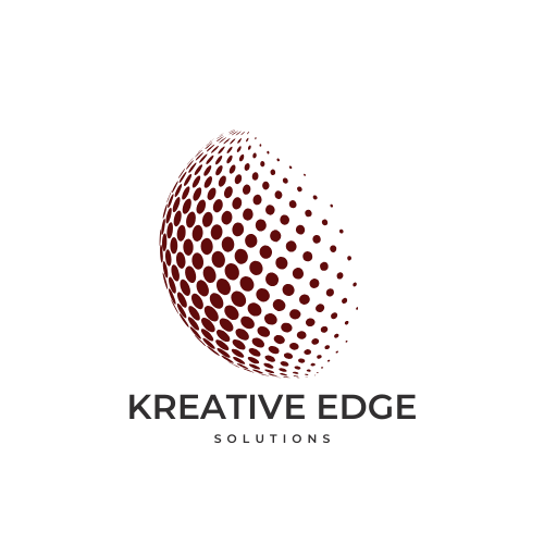 A logo for a company called kreative edge solutions.