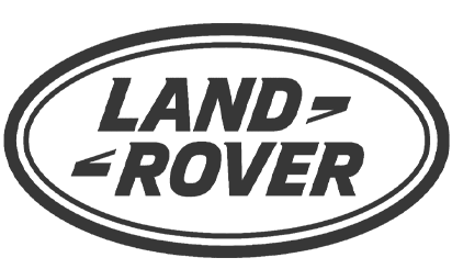 Logotipo da Land Rover em texto preto dentro de um contorno oval.