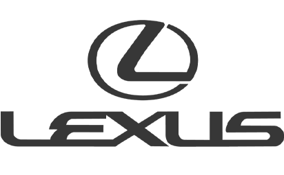 Logotipo da Lexus em preto sobre fundo branco