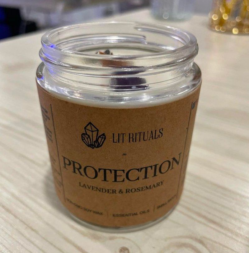 Protection Lavender & Rosemary Candle