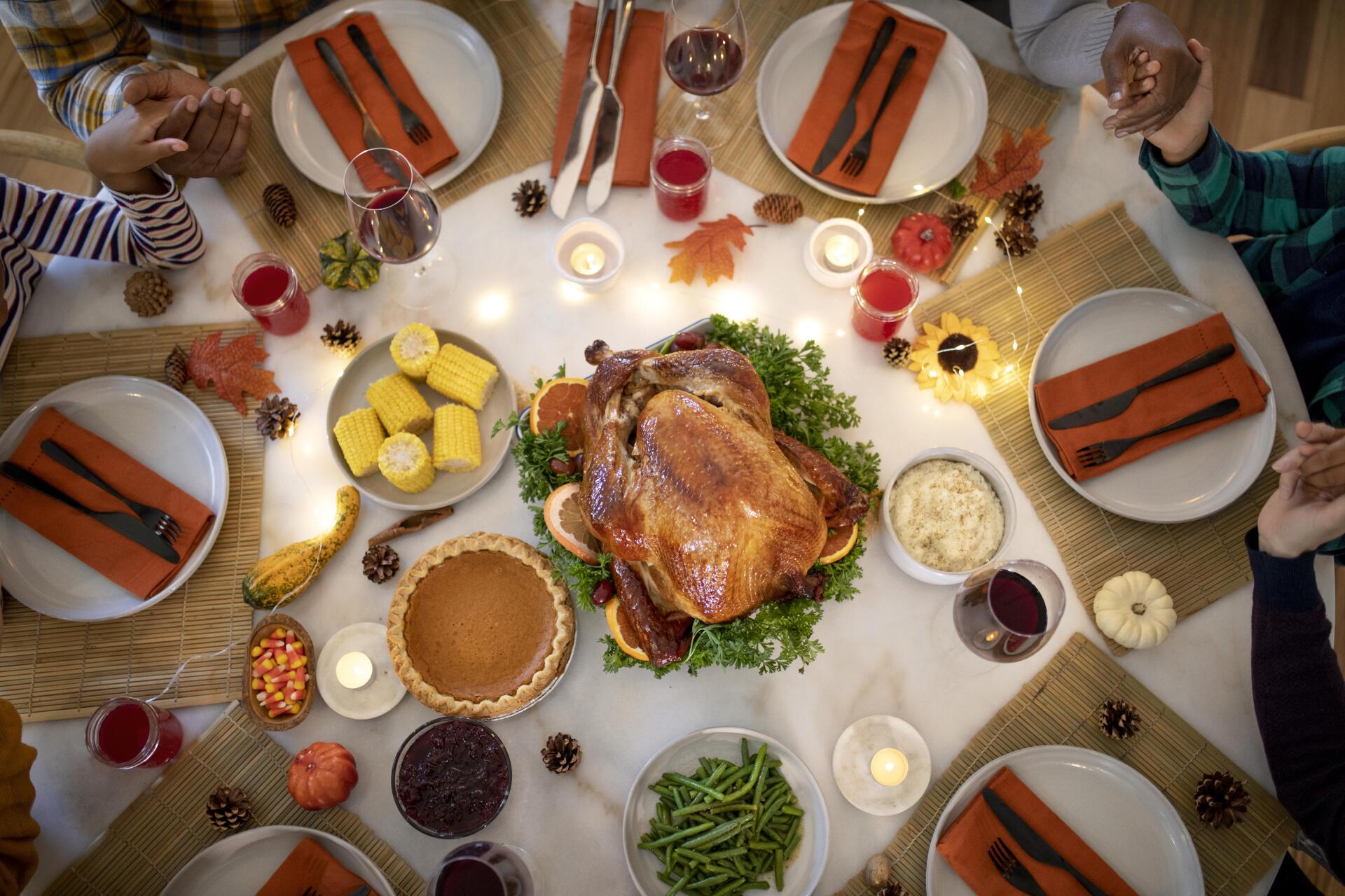 El pavo es el alimento que no puede faltar durante Thanksgiving