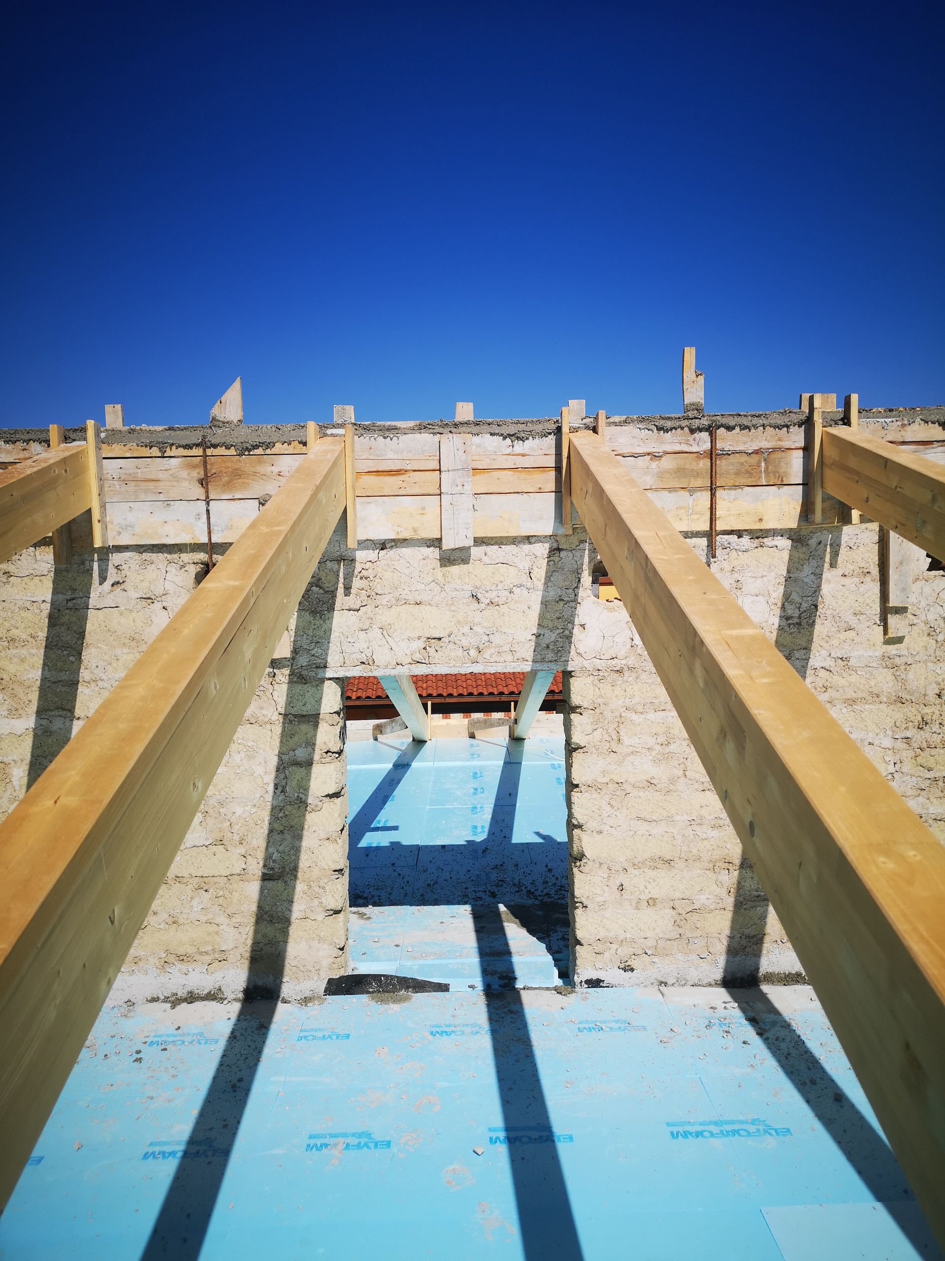 tetto in legno