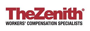 The Zenith logo with red text: