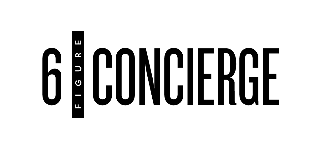 6 Figure Concierge Black Logo