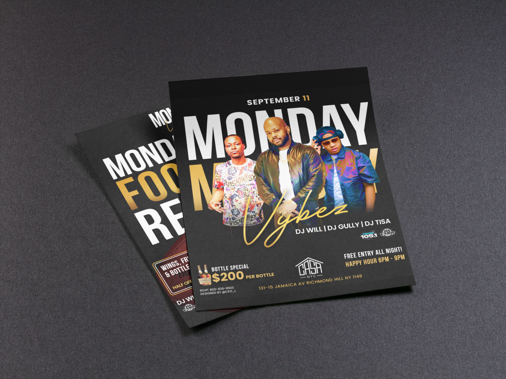 Monday Vybez Casa NYC