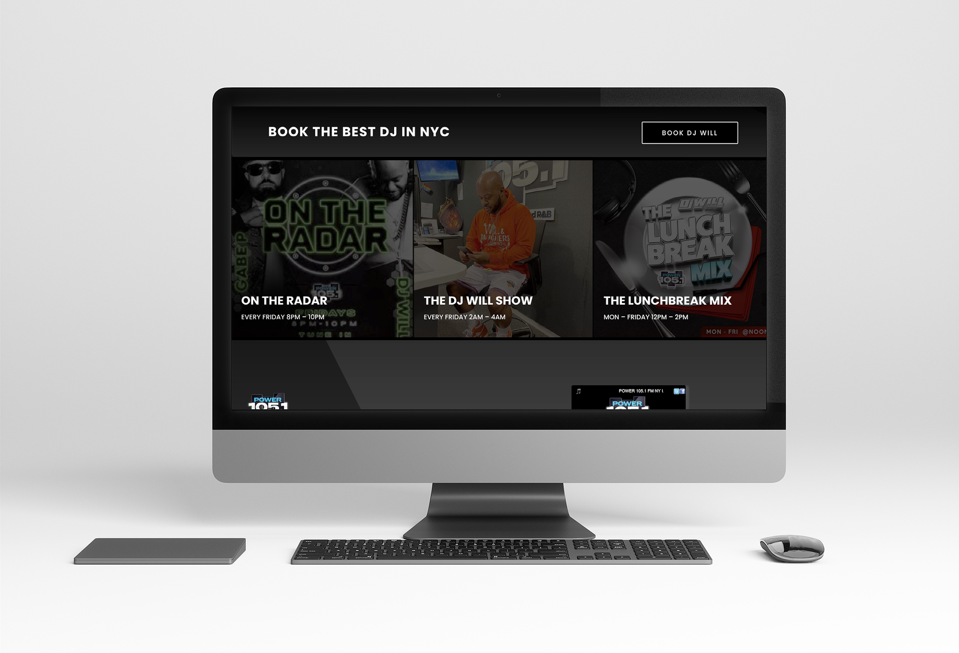 DJ Will Website Design