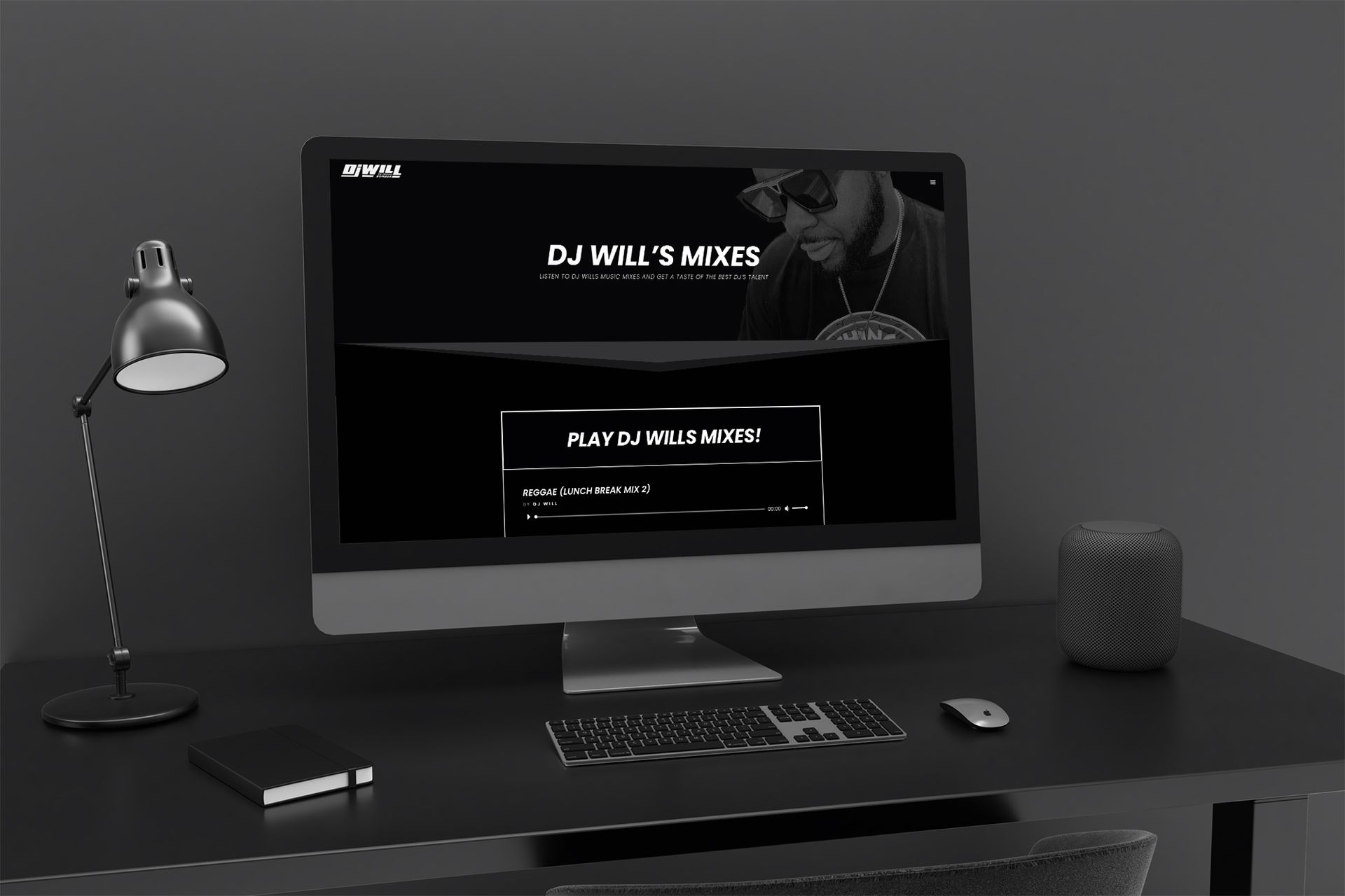 DJ Will web design project